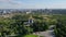 Drone view of the famous Soviet sculpture The Motherland Calls