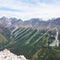 Drone view , Greeny Mountains view of Highwood pass