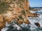 Drone view at the heads rock near Knysna in South Africa