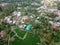 Drone view Malays village