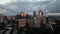 Drone view of modern buildings and skyscrapers in Atlanta city, Georgia