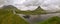 Drone view at mount and waterfall of Kirkjufell at Grundarfjordur in Iceland