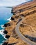 Drone View of Pali on Maui, Hawaii