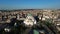 Drone view of Saint Sava temple, one of the largest Orthodox churches in the world