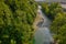 Drone view of the Serio river