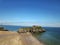 Drone view of St Catheines Island ,Tenby,Welsh