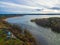 Drone view of Vuoksi river