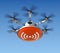 Drone with wireless internet