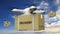 Drones with delivery carton box