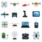 Drones Icons Set