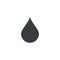 Drop icon. Vector droplet shape. Element for design logo. Blob template