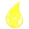 A drop of lemon juice