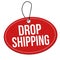 Drop shipping label or price tag