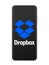 Dropbox logo icon on smartphone screen