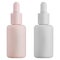 Dropper bottle isolated. Cosmetic serum eyedropper