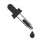 Dropper icon with drop