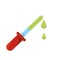 Dropper medical isolated icon