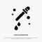 Dropper, Pipette, Science solid Glyph Icon vector