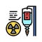 dropper radiology color icon vector illustration flat