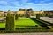 Drottningholm Palace, view from garden during autumn, Stockholm, Sweden