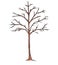 Drought tree cartoon illustration