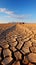 Droughts evidence Cracked desert soil crust reflects climate changes arid consequences