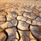 Droughts evidence Cracked desert soil crust reflects climate changes arid consequences