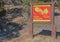 Drown Campfires Sign at Sitgreaves National Forest, Arizona USA