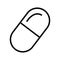 Drug Health Line Medical Medicine Pill Icon