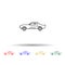 Drug racing car multi color style icon. Simple thin line, outline vector of bigfoot car icons for ui and ux, website or mobile