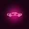 Drug racing car neon icon. Elements of bigfoot car set. Simple icon for websites, web design, mobile app, info graphics
