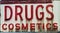 Drugs and cosmetics neon sign