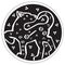 A druidic astronomical symbol of a panther