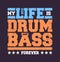 Drum & Bass Typography