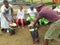 DRUM FESTIVAL IN VILLAGES LAGOON IN IVORY COAST