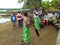 DRUM FESTIVAL IN VILLAGES LAGOON IN IVORY COAST