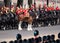 Drum Horse at Trooping the Colour military parade at Horseguards, Westminster UK, marking Queen Elizabeth`s Platinum Jubilee.