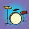 Drum set musical instrument