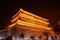 Drum tower in xi\'an of china