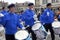 Drummers marching, Belgium