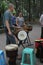 Drumming folk artists