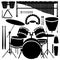 Drums and percussion instruments