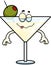Drunk Cartoon Martini