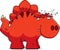 Drunk Cartoon Stegosaurus