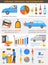 Drunk driving vector alcoholic driver in car accident infographic illustration with diagram set of alcohol related