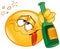 Drunk emoticon