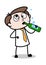 Drunk - Office Businessman Employee Cartoon Vector Illustration