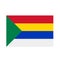 Druze religion flag insignia- Five colors represent 5 pillars