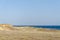 Dry and arid desert landscape in Aruba