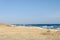 Dry and arid desert landscape in Aruba